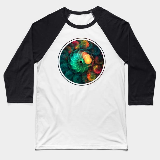 Holiday Spirit Baseball T-Shirt by Anastasiya Malakhova